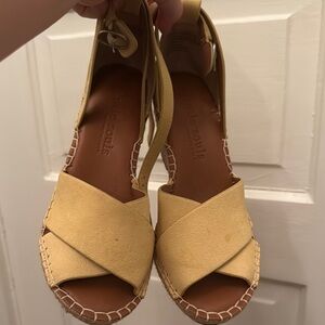 Gentle Souls Women's Yellow Sandals
